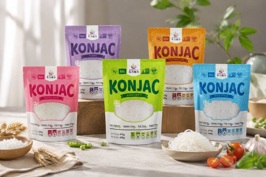 Private Label Konjac Rice and Noodles: Formats, Packaging, and Lead Time
