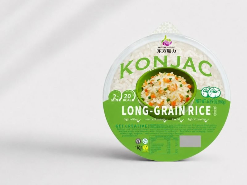 Instant Konjac rice format